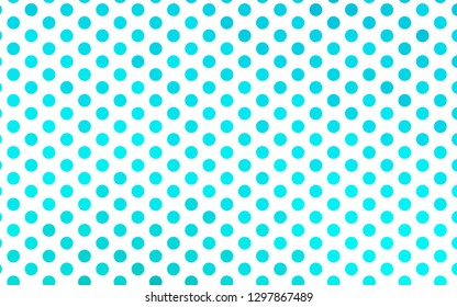 Light BLUE vector texture with disks. Glitter abstract illustration with blurred drops of rain. Pattern for ads, booklets.
