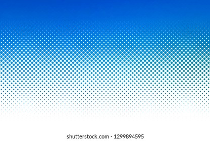 Light BLUE vector texture with disks. Beautiful colored illustration with blurred circles in nature style. Template for your brand book.