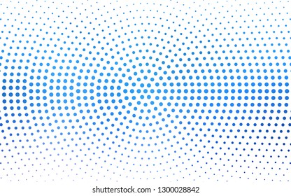 Light BLUE vector  texture with disks. Illustration with set of shining colorful abstract circles. Pattern for futuristic ad, booklets.