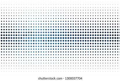 Light BLUE vector texture with disks. Glitter abstract illustration with blurred drops of rain. Design for business adverts.