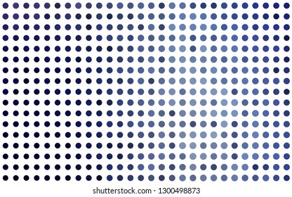 Light BLUE vector texture with disks. Blurred decorative design in abstract style with bubbles. Template for your brand book.