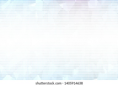 Light BLUE vector  texture with disks. Abstract illustration with colored bubbles in nature style. Pattern for textures of wallpapers.