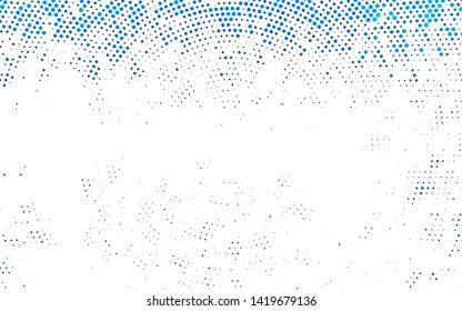 Light BLUE vector texture with disks. Illustration with set of shining colorful abstract circles. Design for posters, banners.