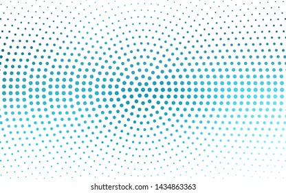 Light BLUE vector  texture with disks. Modern abstract illustration with colorful water drops. Design for your business advert.