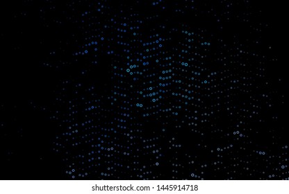 Light BLUE vector texture with disks. Blurred decorative design in abstract style with bubbles. Pattern for ads, booklets.
