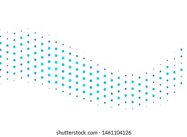 Light BLUE vector texture with disks. Glitter abstract illustration with blurred drops of rain. Pattern for ads, leaflets.