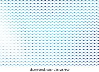 Light BLUE vector texture with disks. Blurred decorative design in abstract style with bubbles. Pattern for futuristic ad, booklets.