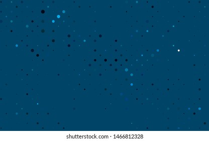Light BLUE vector texture with disks. Beautiful colored illustration with blurred circles in nature style. Pattern for beautiful websites.