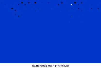 Light BLUE vector texture with disks. Modern abstract illustration with colorful water drops. Design for business adverts.