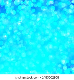 Light BLUE vector texture with disks. Illustration with set of shining colorful abstract spheres. Pattern for business ads.