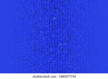Light BLUE vector texture with disks. Glitter abstract illustration with blurred drops of rain. Pattern for textures of wallpapers.