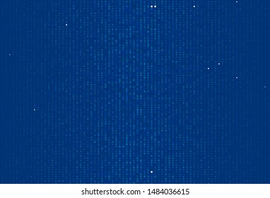 Light BLUE vector texture with disks. Modern abstract illustration with colorful water drops. Design for your business advert.