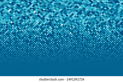 Light BLUE vector texture with disks. Illustration with set of shining colorful abstract circles. Template for your brand book.