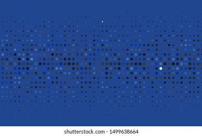 Light BLUE vector texture with disks. Blurred bubbles on abstract background with colorful gradient. Template for your brand book.