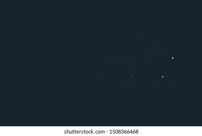 Light BLUE vector texture with disks. Modern abstract illustration with colorful water drops. Pattern for ads, booklets.