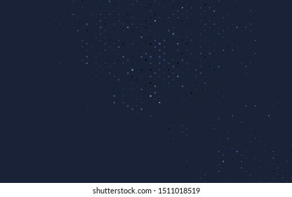 Light BLUE vector texture with disks. Illustration with set of shining colorful abstract circles. Pattern for ads, booklets.