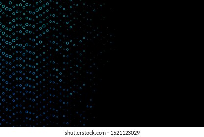 Light BLUE vector texture with disks. Modern abstract illustration with colorful water drops. Pattern for beautiful websites.
