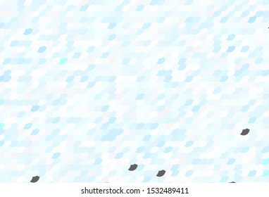 Light BLUE vector texture with disks. Illustration with set of shining colorful abstract circles. Pattern for ads, leaflets.