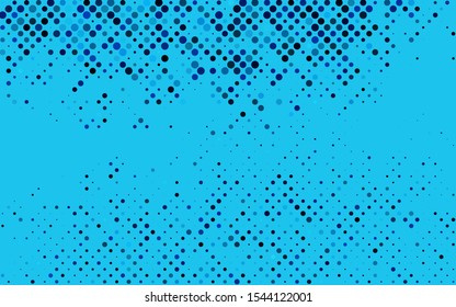 Light BLUE vector texture with disks. Modern abstract illustration with colorful water drops. Pattern for beautiful websites.