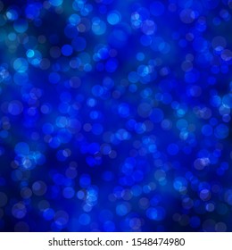 Light BLUE vector texture with disks. Illustration with set of shining colorful abstract spheres. Pattern for websites.