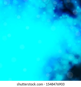 Light BLUE vector texture with disks. Abstract colorful disks on simple gradient background. Design for your commercials.