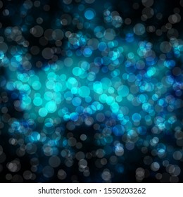 Light BLUE vector texture with disks. Abstract decorative design in gradient style with bubbles. Pattern for business ads.