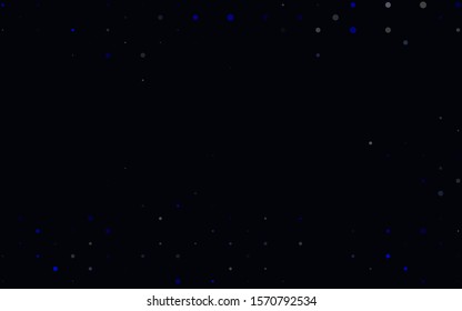 Light BLUE vector texture with disks. Blurred bubbles on abstract background with colorful gradient. Design for posters, banners.
