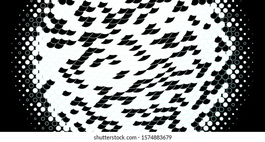 Light BLUE vector texture with disks. Abstract colorful disks on simple gradient background. Pattern for booklets, leaflets.