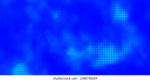 Light BLUE vector texture with disks. Abstract illustration with colorful spots in nature style. Pattern for wallpapers, curtains.