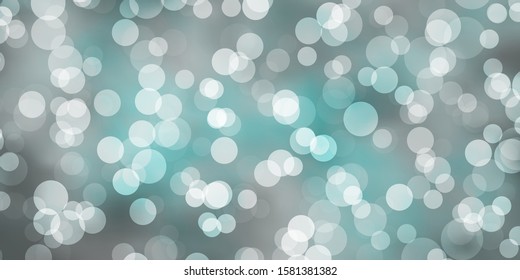 Light BLUE vector texture with disks. Abstract illustration with colorful spots in nature style. Design for your commercials.