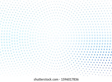Light BLUE vector  texture with disks. Glitter abstract illustration with blurred drops of rain. Pattern for textures of wallpapers.