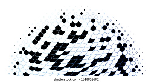 Light BLUE vector texture with disks. Modern abstract illustration with colorful circle shapes. Design for posters, banners.