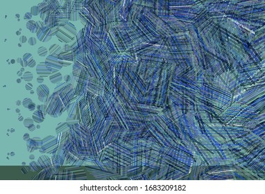 Light BLUE vector texture with disks. Modern abstract illustration with colorful water drops. Pattern for beautiful websites.