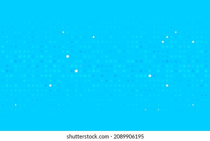 Light BLUE vector texture with disks. Abstract illustration with colored bubbles in nature style. Design for posters, banners.