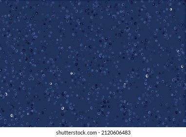 Light BLUE vector texture with disks. Beautiful colored illustration with blurred circles in nature style. Design for posters, banners.