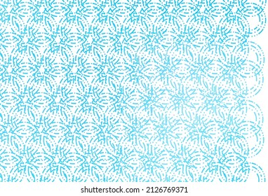 Light blue vector texture with disks. Illustration with set of shining colorful abstract circles. Pattern of water, rain drops.