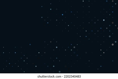 Light BLUE vector texture with disks. Blurred bubbles on abstract background with colorful gradient. Design for posters, banners.