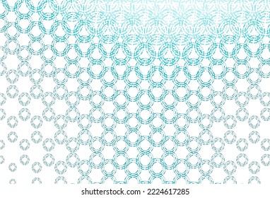 Light blue vector texture with disks. Beautiful colored illustration with blurred circles in nature style. Pattern for beautiful websites.
