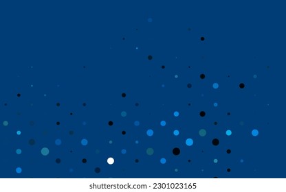 Textura vectorial AZUL clara con discos. Ilustración abstracta moderna con gotas de agua coloridas. Diseño para afiches, pancartas.