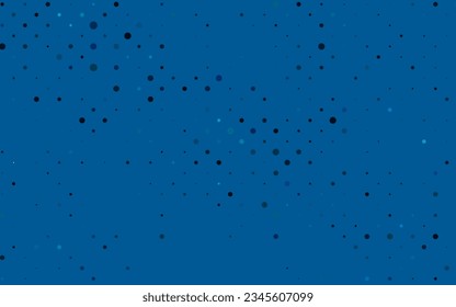 Light BLUE vector texture with disks. Beautiful colored illustration with blurred circles in nature style. Pattern for beautiful websites.