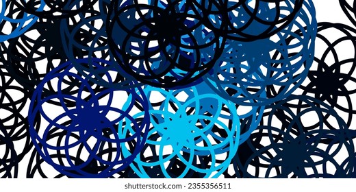 Leichte BLAU-Vektorstruktur mit Scheiben. Abstrakte Illustration mit bunten Flecken im Naturstil. Muster für Webseiten.