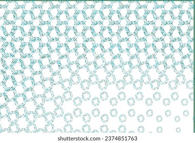 Light blue vector texture with disks. Blurred bubbles on abstract background with colorful gradient. Completely new template for your brand book.