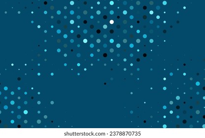 Light BLUE vector texture with disks. Abstract illustration with colored bubbles in nature style. Design for posters, banners.
