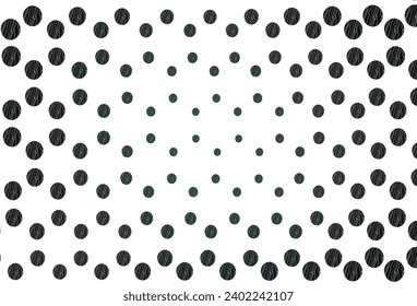 Light blue vector texture with disks. Beautiful colored illustration with blurred circles in nature style. Completely new template for your brand book.