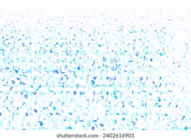Textura vectorial AZUL clara con discos. Burbujas borrosas sobre fondo abstracto con gradiente colorido. Patrón para texturas de papel pintado.