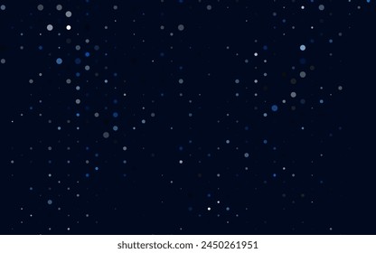 Textura de Vector AZUL claro con discos. Ilustración abstracta moderna con gotas de agua coloridas. Diseño para anuncios comerciales.