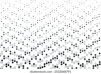 Light BLUE vector texture with disks. Illustration with set of shining colorful abstract circles. Pattern for beautiful websites.