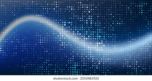 Light BLUE vector texture with disks. Glitter abstract illustration with colorful drops. Design for posters, banners.