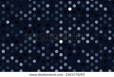 Light BLUE vector texture with disks. Blurred bubbles on abstract background with colorful gradient. Design for posters, banners.