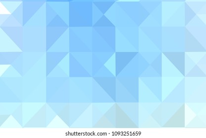 Light BLUE vector texture with gradient triangles. Polygonal abstract illustration with gradient. The template for cell phone's backgrounds.